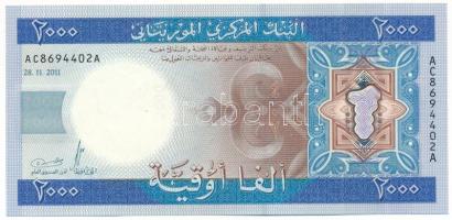 Mauritánia 2011. 2000O "AC8694402A" T:UNC hullámos papír
Mauritania 2011. 2000 Ouguiya &q...