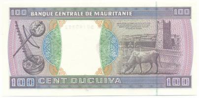 Mauritánia 2002. 100O "B 021 50190822" T:UNC, hullámos papír Mauritania 2002. 100 Ouguiya "B 021 50190822" C:UNC, wavy paper Krause P#4k