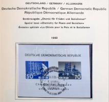 NDK szinte komplett gyűjtemény 1953-1983 2 db Schaubek albumban