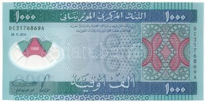 Mauritánia 2014. 1000O polimer "DC 3176869 A" T:UNC
Mauritania 2014. 1000 Ouguiya polymer...