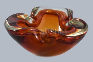 Cseh asztaldísz, hibátlan, d. 14 cm