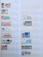 ENSZ Genf gyűjtemény kezdemény a kezdeti kiadásoktól 2005-ig 8 lapos A4 berakóban