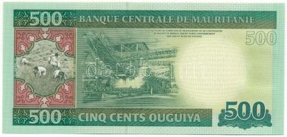 Mauritánia 2013. 500O "CB 4412459A" T:UNC Mauritania 2013. 500 Ouguiya "CB 4412459A" C:UNC Krause P#18