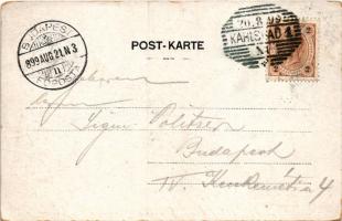 1899 Karlovy Vary, Karlsbad; view. Kunstanstalt Stephan Tietze (EK)