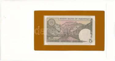 Pakisztán 1984-1986(DN) 5R "VD/I 462849" felbélyegzett borítékban, bélyegzéssel T:UNC
Pak...