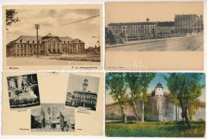Komárom, Komárno; - 11 db RÉGI város képeslap / 11 pre-1945 town-view postcards
