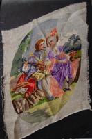 2 db kézi gobelin 40x50 és 30x60 cm