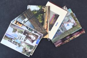 300 db MODERN színes magyar város képeslap, kisebb települések is / 300 modern coloured Hungarian town postcards