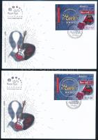 2022 Magyar rockklasszikusok III. - Lord fogazott + vágott blokk FDC-n