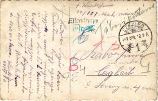 1941 Palánka, Bácspalánka, Backa Palanka; Franz Antun, Hirsenhauser T., Mag Mihajlo üzlete / street ...