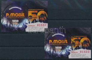 2023 Magyar rockklasszikusok IV. - P. Mobil 2 db vágott blokk