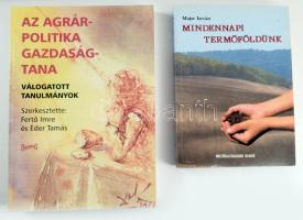 Vegyes könyvtétel, nagyrészt mezőgazdasággal kapcsolatos, 5 db:

Burgerné Gimes Anna: A mezőgazdas...