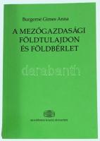 Vegyes könyvtétel, nagyrészt mezőgazdasággal kapcsolatos, 5 db:

Burgerné Gimes Anna: A mezőgazdas...