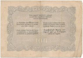 1848. 100Ft "Kossuth bankó", "DJ 51705" T:F,VG
Adamo G114