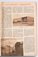 1956-1958 Képes Magyarország idegenforgalmi folyóirat egybekötött számai: II. évf. 4-8. és 10. sz.; ...