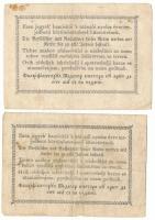 1849. 15kr "A.tz" " "Kossuth bankó" + 30kr "" ü.aw"Kossuth b...