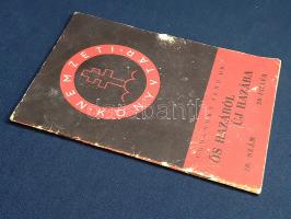 Cholnoky Jenő: 
Ős hazából új hazába.
Budapest, 1940. (Stádium Sajtóvállalat Rt.) 32 p. Egyetlen k...