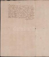 1747 Nagyszombat ( Trnava, SK) báró Szlavniczay László végrendeletének egykorú egyszerű másolata két...