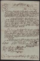 1811 Szebény adásvételi szerződés Lovászhetényi birtokkal kapcsolatban viaszpecséttel Fesch Pál és Rődlinger Margit vonatkozásában