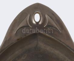 Szecessziós morzsalapát, 19x20 cm