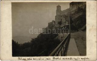 1911 Trencsén, Trencín; vár / castle. photo (fl)