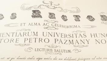 1929 Bp., a Pázmány Péter Tudományegyetem által kiállított orvosdoktori diploma Fenyvesi József (190...