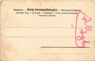 Ich hob nicht mojre / Judaica art postcard. Schiller S.M.P. Kr. (fa)