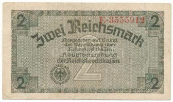 Német Harmadik Birodalom / Német megszállt területek 1940-1945. 2M "E 3555912" T:F German Third Empire / German Occupied Territories 1940-1945. 2 Reichsmark "E 3555912" C:F Krause R137