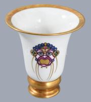 1919-1928 Lorenz Hutschenreuther váza. Terv.: Fritz Klee (1876-1976). Jelzett, hibátlan, m. 12 cm