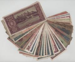 31db-os vegyes korona, pengő, forint bankjegy tétel 1913-1946. T:vegyes