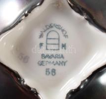 Waldershof antik ezüstözött 14 részes teás készlet. Jelzett, kopással, tejkiöntő nélkül, egy extra B...