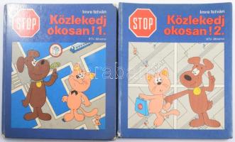 Imre István: Közlekedj okosan! 1-2. Bp., 1979, 1981, RTV-Minerva. Kiadói kartonált kötés, jó állapotban.