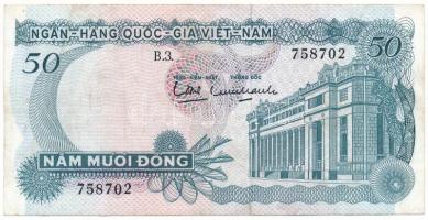 Dél-Vietnam 1969. 50D "B.3. 758702" T:F két kis szakadás
South Vietnam 1969. 50 Dong &quo...
