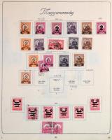 Hagyaték: magyar és külföldi bélyegek 6 régi berakóban + előnyomott albumrészben. Érdemes megnézni!!