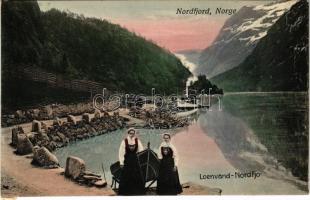 Nordfjord, Loenvand / steamship (glue marks)