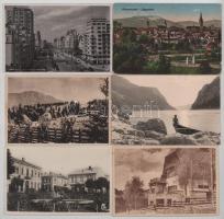 10 db RÉGI külföldi város képeslap, főleg Románia / 10 pre-1945 foreign town postcards, mainly Romania