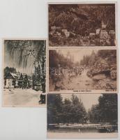 10 db RÉGI külföldi város képeslap, főleg Románia / 10 pre-1945 foreign town postcards, mainly Roman...