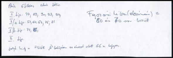 1913 Árvíz 6f alsó fél ív gumi nélkül, hozzá lista a típusokról