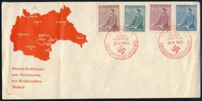 Német megszállás - Böhmen und Mähren 1942