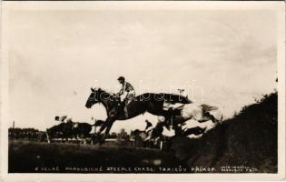 1934 Pardubice, Pardubitz; Velké Pardubické Steeple Chase. Foto Vomácka + So. Stpl (EK)