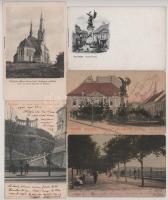 BUDAPEST - 5 db RÉGI (1905 előtti) város képeslap, közte 2 Taussig Arthur kiadás / 5 pre-1905 town-v...