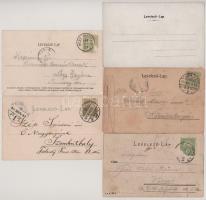 BUDAPEST - 5 db RÉGI (1905 előtti) város képeslap, közte 2 Taussig Arthur kiadás / 5 pre-1905 town-v...