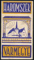 cca 1941 Háromszék vármegye (Erdély) idegenforgalmi prospektus, "a visszatérés emlékére kiadja ...