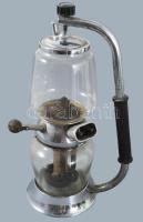cca 1920/30 Orion kéttartályos elektromos kávéfőző, vezeték nélkül, m: 33 cm
