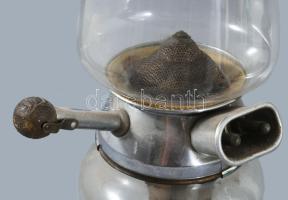 cca 1920/30 Orion kéttartályos elektromos kávéfőző, vezeték nélkül, m: 33 cm