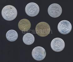 Csehszlovákia 1953-76. 10H (7x), 20H(1x), 25H(1x), 1K T:2,3 összesen 10db