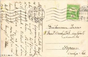 1915 Gombócot főzünk a mi sebesültjeinknek / Cooking girl, doll. B.K.W.I. 364-2. s: Mela Koehler (r)