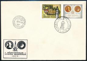1977 Sopron vágott szelvényes bélyeg FDC-n