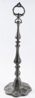 Szecessziós kínáló ezüstözött szereléke, m: 38 cm