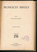 Sas Ede: Munkácsy Mihály. Bp., é.n. [190?], Singer és Wolfner, 46+[2] p. Második kiadás. Kiadói egés...